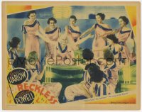 3m0309 RECKLESS LC 1935 Jean Harlow sings to her pretty friends about how she's in love & reckless!