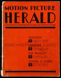 3m0169 MOTION PICTURE HERALD exhibitor magazine May 9, 1931 with 56-page Fox campaign book, rare!