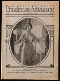 3m0171 PROGRESS-ADVANCE exhibitor magazine May 2, 1918 Mary Pickford, Bill Hart, Paramount, rare!