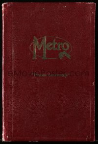3m0139 METRO DATE BOOK 1923-24 6x8 hardcover exhibitor's date book 1923 Buster Keaton, Mae Murray!