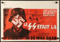 3p0186 QUEL GIORNO DIO NON C'ERA Belgian 1969 wild artwork of German soldier & swastika!