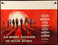 3p0204 WILD BUNCH Belgian 1969 Sam Peckinpah cowboy classic, cool different Ray Elseviers artwork!