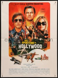 3p0135 ONCE UPON A TIME IN HOLLYWOOD French 15x21 2019 Pitt, DiCaprio and Robbie by Chorney, Tarantino!