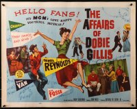 3p0767 AFFAIRS OF DOBIE GILLIS style B 1/2sh 1953 Debbie Reynolds, Bobby Van, Bob Fosse!