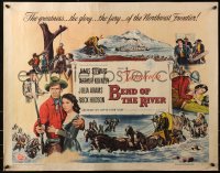 3p0787 BEND OF THE RIVER style A 1/2sh 1952 James Stewart, Julie Adams, Anthony Mann directed, rare!