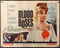 3p0796 BLOOD & ROSES 1/2sh 1961 Et mourir de plaisir, Roger Vadim, sexiest vampire Annette Vadim!