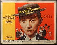 3p0810 BUSTER KEATON STORY style A 1/2sh 1957 Donald O'Connor as The Great Stoneface comedian, Blyth!