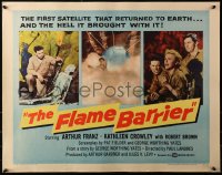 3p0871 FLAME BARRIER 1/2sh 1958 the first satellite that returned to Earth brought Hell with it!