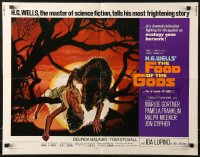 3p0876 FOOD OF THE GODS int'l 1/2sh 1976 artwork of giant rat feasting on dead girl by Drew Struzan!