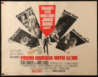 3p0883 FROM RUSSIA WITH LOVE 1/2sh 1964 target Sean Connery is the unkillable James Bond 007!