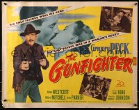 3p0907 GUNFIGHTER 1/2sh 1950 Gregory Peck's only friends were his guns, great outlaw image!