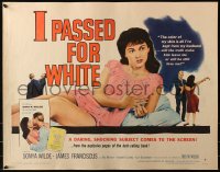 3p0941 I PASSED FOR WHITE style B 1/2sh 1960 the most startling confession a girl ever made!