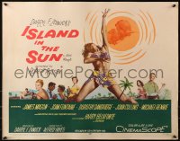 3p0948 ISLAND IN THE SUN 1/2sh 1957 James Mason, Joan Fontaine, Dorothy Dandridge, Harry Belafonte