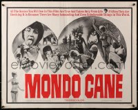 3p1001 MONDO CANE 1/2sh 1963 classic early Italian documentary of human oddities!