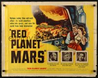 3p1058 RED PLANET MARS 1/2sh 1952 nations race time to save the world from total destruction!