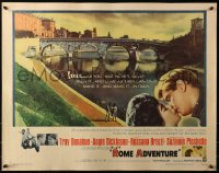 3p1065 ROME ADVENTURE 1/2sh 1962 Troy Donahue & Angie Dickinson in romantic close up in Italy!