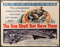 3p1081 SEA SHALL NOT HAVE THEM 1/2sh 1955 British soldiers Michael Redgrave & Dirk Bogarde!