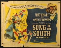 3p1100 SONG OF THE SOUTH 1/2sh R1956 Walt Disney, art of Uncle Remus, Br'er Rabbit, Fox & Bear!