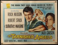 3p1122 TARNISHED ANGELS style B 1/2sh 1958 Rock Hudson, Dorothy Malone, Robert Stack, William Faulkner