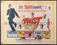 3p1143 TWIST AROUND THE CLOCK 1/2sh 1962 Chubby Checker in the first full-length Twist movie!