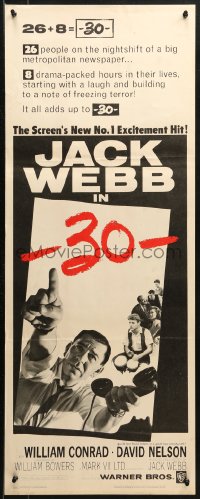 3p0539 -30- insert 1959 Dragnet's Jack Webb is the editor of a major metropolitan newspaper!