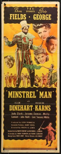 3p0661 MINSTREL MAN insert 1944 Joseph H. Lewis, top cast singing & dancing w/some in blackface!