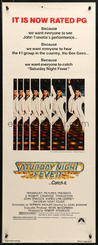 3p0700 SATURDAY NIGHT FEVER insert R1979 best image of disco dancer Travolta & Karen Lynn Gorney