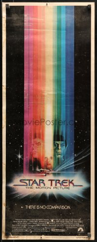 3p0719 STAR TREK insert 1979 Bob Peak art of William Shatner, Leonard Nimoy & Persis Khambatta!