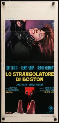 3p0287 BOSTON STRANGLER Italian locandina 1968 Tony Curtis, Henry Fonda, Enzo Nistri art!