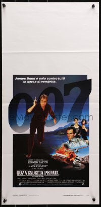 3p0342 LICENCE TO KILL Italian locandina 1989 Timothy Dalton as James Bond, he's out for revenge!