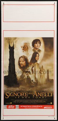 3p0344 LORD OF THE RINGS: THE TWO TOWERS Italian locandina 2002 Jackson & J.R.R. Tolkien, cast!
