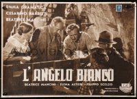 3p0265 L'ANGELO BIANCO Italian 13x19 pbusta 1943 The White Angel, completely different image!