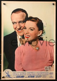 3p0227 EASTER PARADE group of 2 Italian 13x19 pbustas 1951 Garland & Fred Astaire, Irving Berlin!