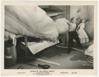 3r0101 ATTACK OF THE PUPPET PEOPLE 8x10.25 still 1958 John Agar & Kenney attacked by gigantic hand!
