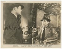 3r0124 BIG SLEEP 8x10 still 1946 seated Humphrey Bogart pointing at John Ridgely, Howard Hawks!
