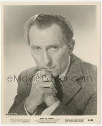 3r0135 BRIDES OF DRACULA 8.25x10 still 1960 great portrait of Peter Cushing as Van Helsing!