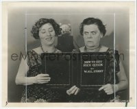 3r0145 CAUGHT SHORT 8x10 still 1930 Marie Dressler & Polly Moran reading How to Get Rich Quick!