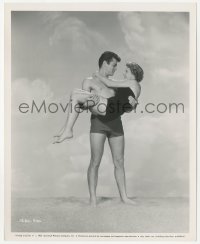 3r0227 FLESH & FURY 8x10 key book still 1952 Tony Curtis & Mona Freeman in each other's arms!