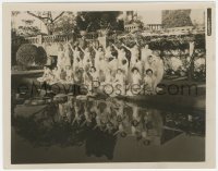 3r0246 GEORGE WHITE'S SCANDALS 8x10.25 still 1934 sexy showgirls posing with reflection in pond!