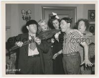 3r0276 HE COOKED HIS GOOSE 8x10 key book still 1952 Three Stooges Moe, Larry & Shemp by Cronenweth!