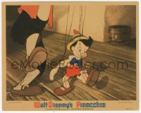 3r0468 PINOCCHIO 8x10 LC 1940 Disney classic cartoon, c/u while he's still a wooden puppet!