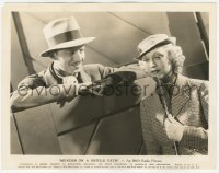 3r0414 MURDER ON A BRIDLE PATH 8x10 still 1936 Helen Broderick as Hildegarde Withers, John Carroll