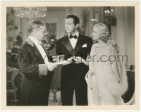 3r0460 PERSONAL PROPERTY 8x10.25 still 1937 Jean Harlow & Robert Taylor served champagne at party!