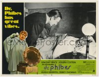 3r0981 ABOMINABLE DR. PHIBES LC #5 1971 Vincent Price, close up of creepy decayed body in bed!