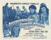 3r0649 ADVENTURES OF CAPTAIN AFRICA chapter 14 TC 1955 John Hart, Captain Africa and the Wolf Dog!