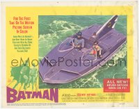 3r1003 BATMAN LC #3 1966 great image of Adam West & Burt Ward as Robin in Bat-Speedboat!