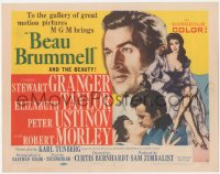 3r0672 BEAU BRUMMELL TC 1954 great art of sexy full-length Elizabeth Taylor & Stewart Granger!