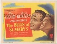 3r0675 BELLS OF ST. MARY'S TC 1946 close up of smiling pretty Ingrid Bergman & Bing Crosby!