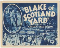 3r0684 BLAKE OF SCOTLAND YARD chapter 11 TC 1927 Sherlock Holmes-like sci-fi fantasy serial, rare!