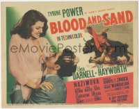 3r0687 BLOOD & SAND TC 1941 art of matador by Ruano-Llopis + Tyrone Power & Rita Hayworth!